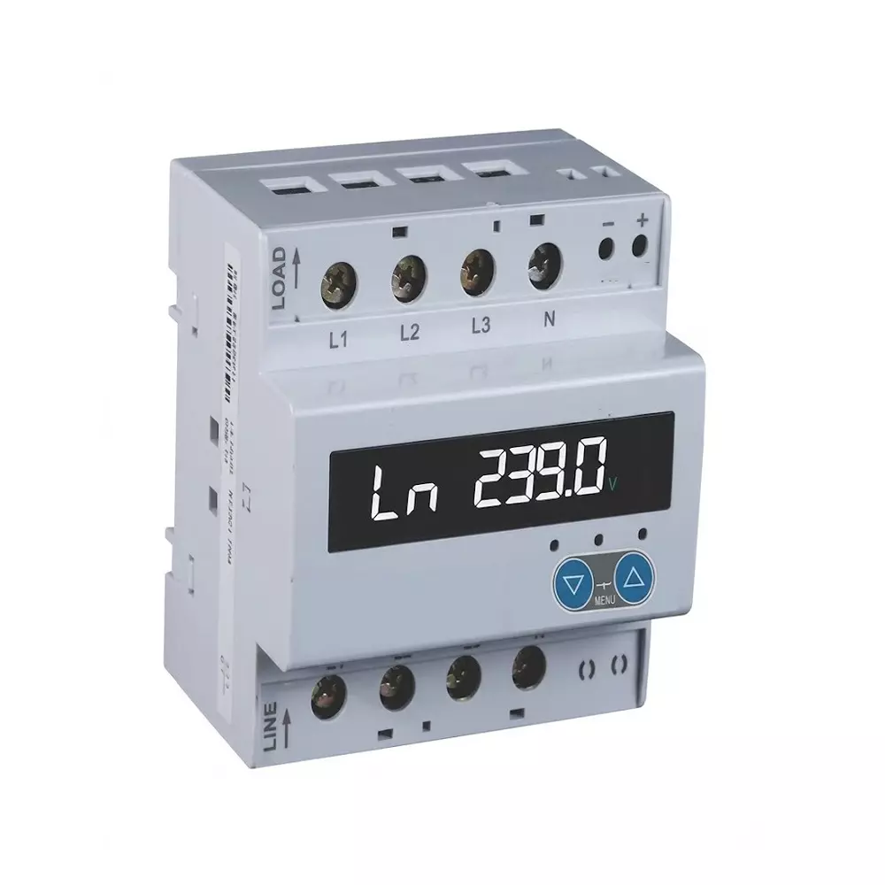 L&T [ Lauritz Knudsen ] Energy Meter Three Phase (RS485) 5 Module 80 Amp, WD402011OOOO