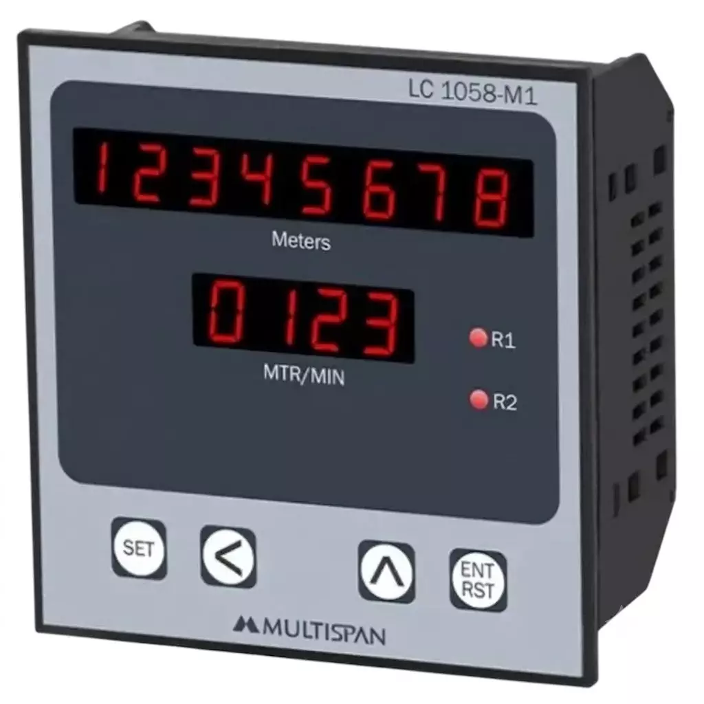 Multispan Programmable Length Counter 5 A Current, 100 V To 270 V AC Supply Voltage and RS-485 Modbus Interface, LC-1058-M1
