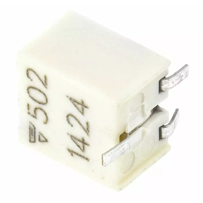 vishay-surface-mount-trimmer-potentiometer-250-mw-power-5-k-gull-wing-terminal-tsm4yl502kb25-pack-of-5-pcs