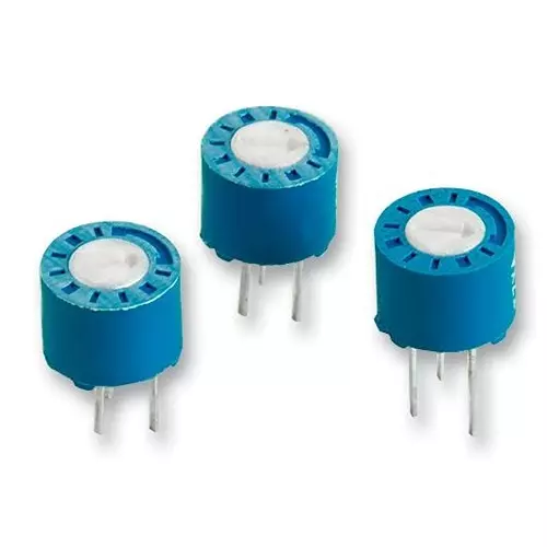 Vishay TRIMMER, POT, 470K, 1TURN, THD, T7YA474MB40