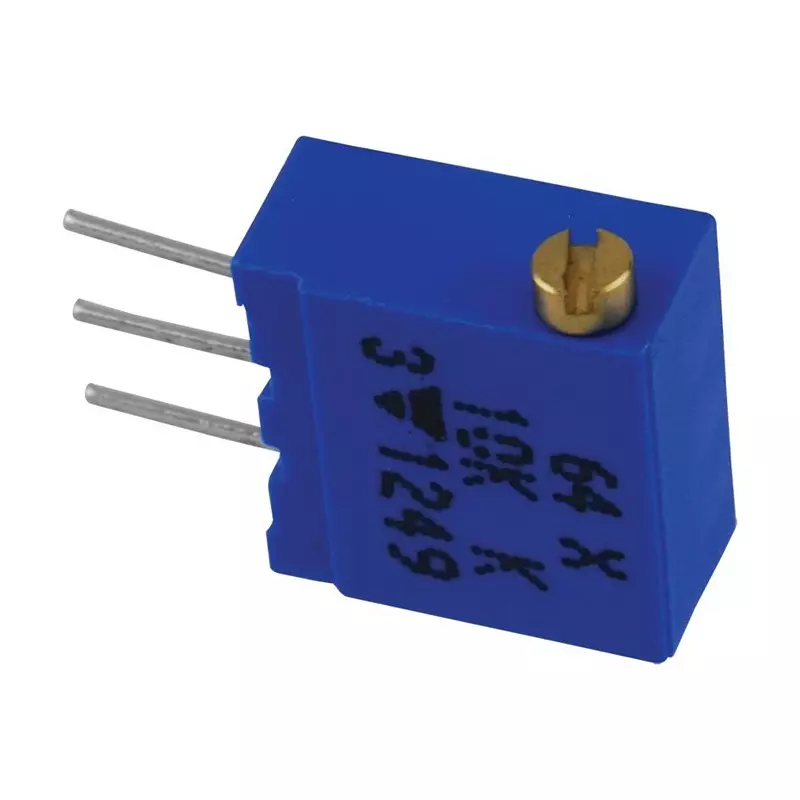 Vishay TRIMMER POTENTIOMETER, 10KOHM 25TURN THROUGH HOLE, 064X103