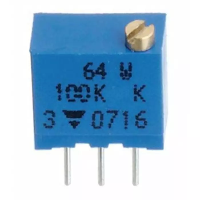 TT Electronics 100 Ω Through Hole Tri mmer Potentiometer 0.25 W @ 85 °C Top Adjust TT ElectronicsBI 64, 64WR100LF (Pack of 5)