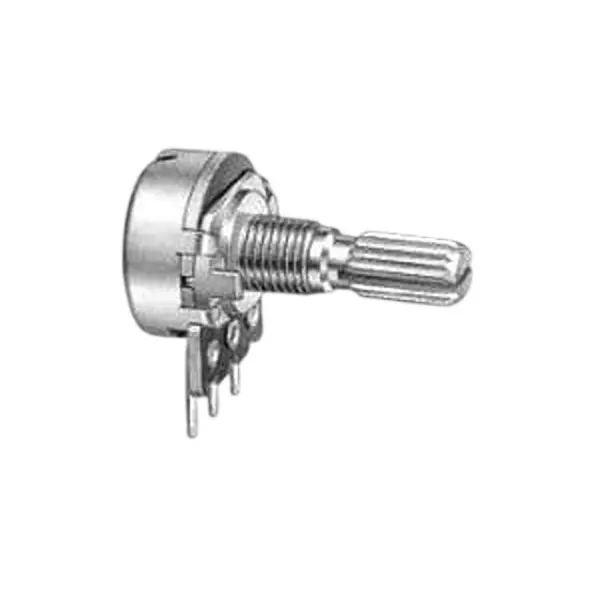 ALPHA Potentiometer PCB Mount Through Hole Termination 100 kOhms Resistance, RV16AF-20-15K-C100K-3LA
