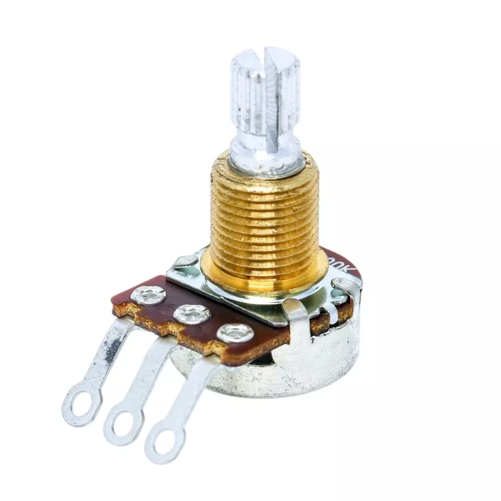 Bourns Potentiometer Panel Mount Solder Lug Termination 500 kOhms Resistance, PDB181-GTR04-504A2