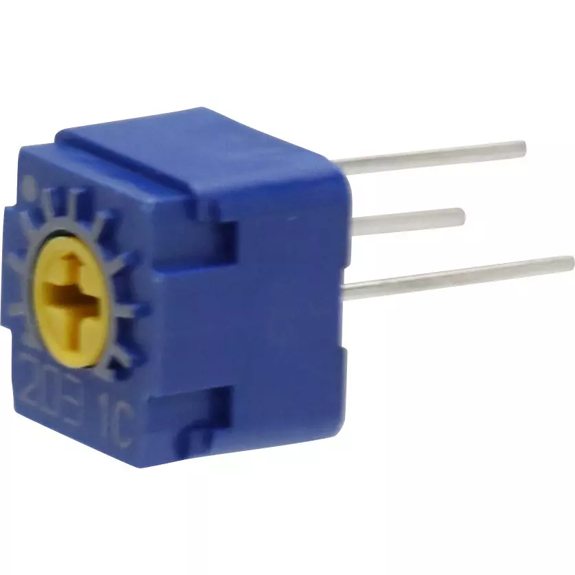 Nidek Trimmer Potentiometer up to 1000 mΩ (DC 500 V) Insulation Resistance, CT-6EP 20KΩ(203)