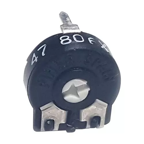 AMPHENOL PIHER SENSORS AND CONTROLS TRIMMER, 500K, 20%, CARBON, 0.15W, PT10LV10504A2020S
