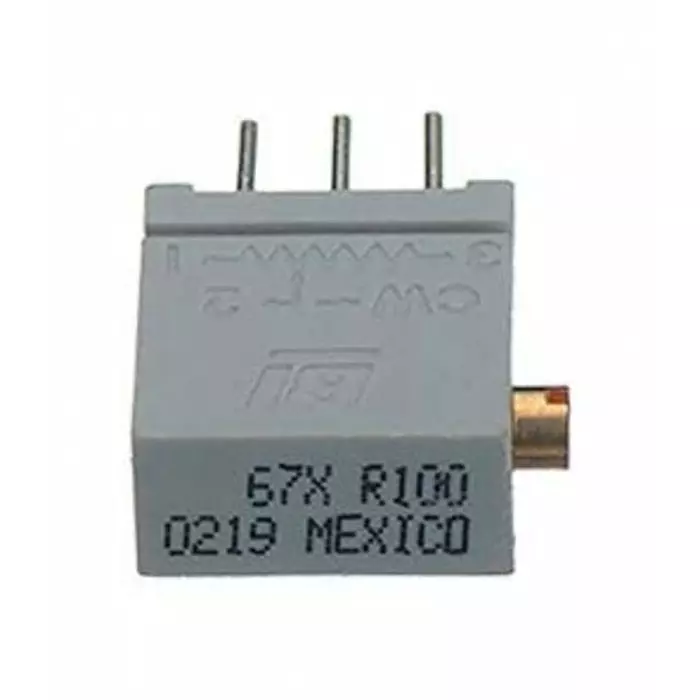 TT Electronics 100 kΩ Through Hole Tri mmer Potentiometer 0.5W Side Adjust TT ElectronicsBI 67, 67XR100KLF (Pack of 5)