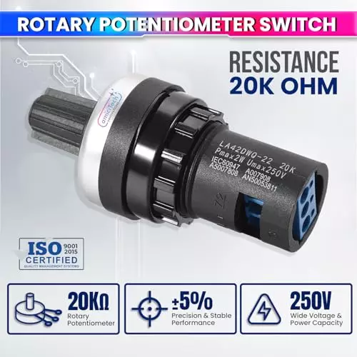 amicitech-rotary-potentiometer-switch-20-k-ohm-22-mm-panel-mount-250-v-2-w-5-resistance-for-motors-inverters-and-diy-projects