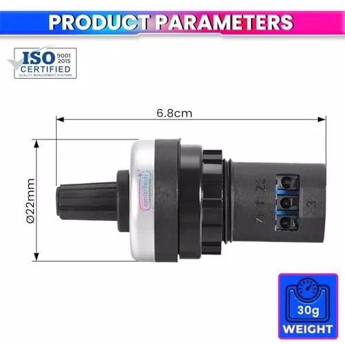 amicitech-rotary-potentiometer-switch-20-k-ohm-22-mm-panel-mount-250-v-2-w-5-resistance-for-motors-inverters-and-diy-projects