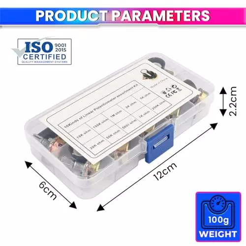 amicitech-potentiometer-kit-10-pcs-1k-1m-ohm-variable-resistors-with-switch-knobs-nuts-washers-for-diy-electronics-pack