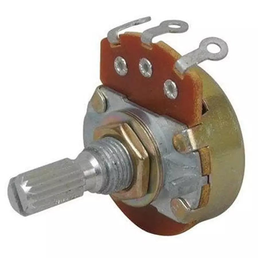 ALPHA Potentiometer Panel Mount Solder Lug Termination 10 kOhms Resistance, RV24AF-10-40R1-B10K-LA