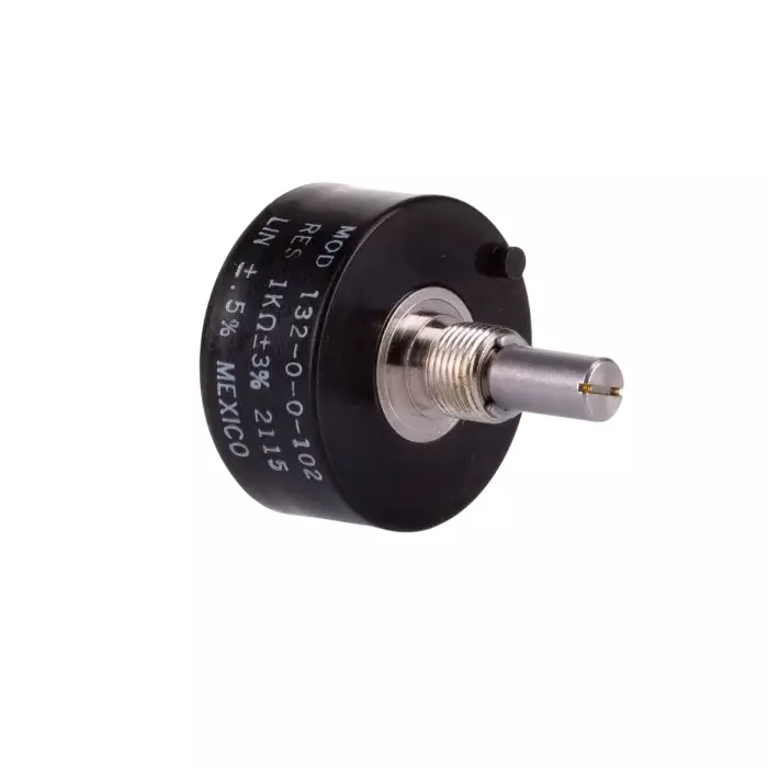 Vishay Bushing Mount Rotary Potentiometer 2.75 W Power 1 kΩ Resistance Solder Lug Terminal, 132-0-0-102