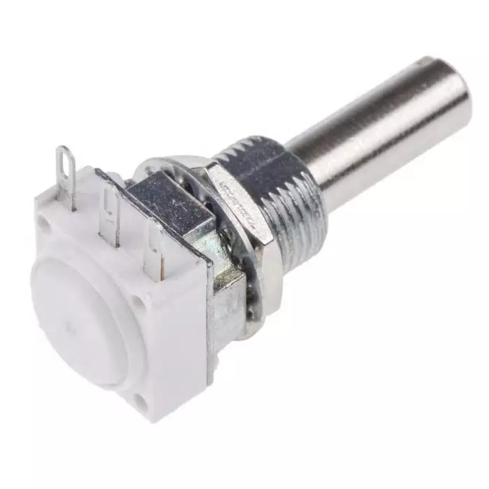 Vishay Panel Mount Rotary Potentiometer 1 W Power 10 kΩ Resistance Solder Lug Terminal, P11S1V0FLSY00103KL