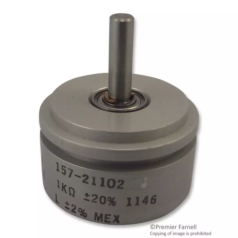 Vishay POTENTIOMETER, SERVO 2% LIN 1K, 157S102MX