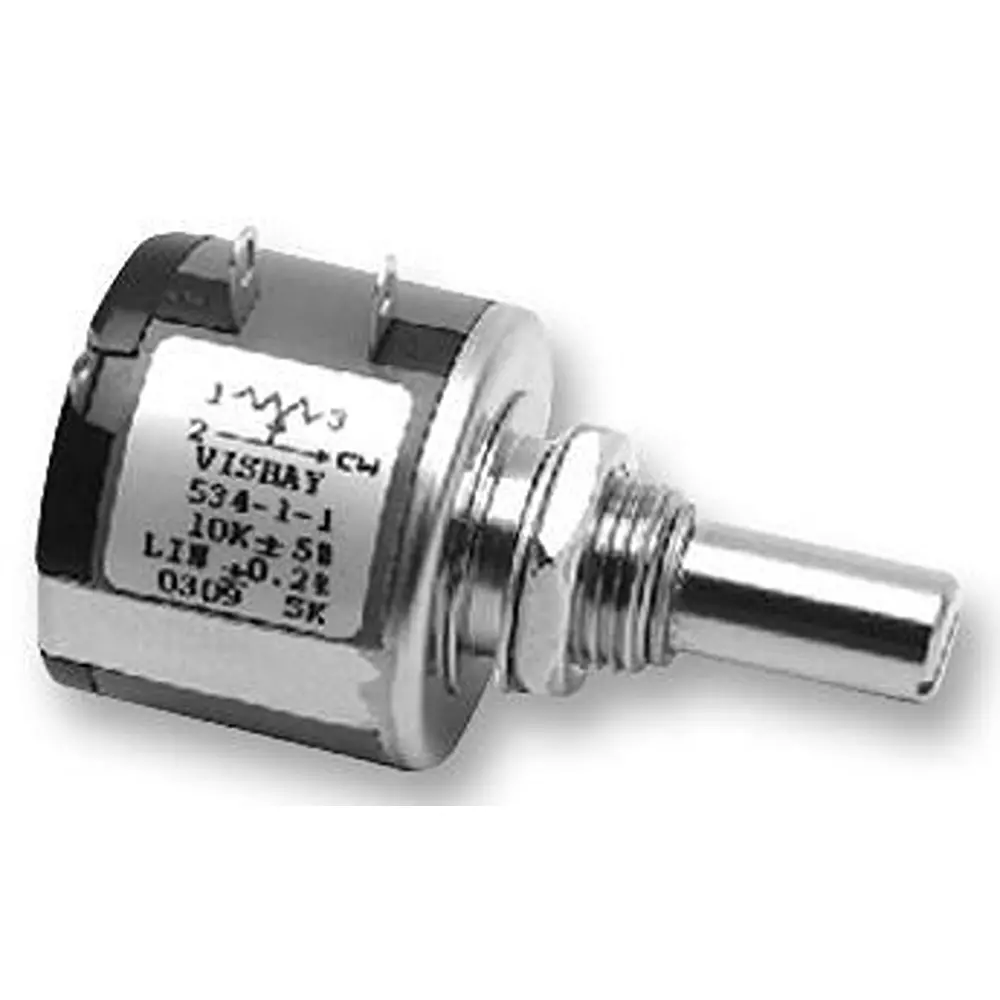 Vishay POTENTIOMETER, WIREWOUND, 2W, 2K, DEL-534-1-1-202