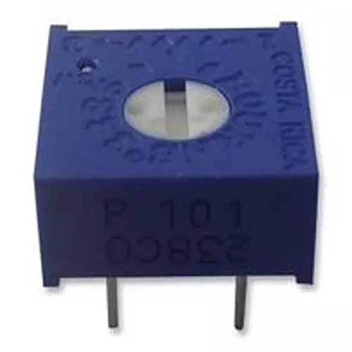 BOURNS TRIMMER POTENTIOMETER, 100K, 3386P-1-104LF