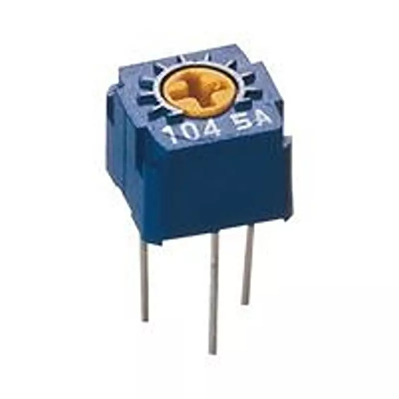 NIDEC COMPONENTS TRIMMER POTENTIOMETER, 20K, 0.5W, 1TURNS, CT-6ER203