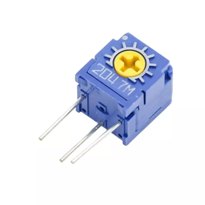 Nidek Trimmer Potentiometer up to 1000 mΩ (DC 500 V) Insulation Resistance, CT-6ES 200KΩ(204)