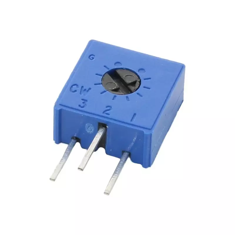 Vishay TRIMMER, POT, 10K, 1TURN, THD, M63X103KB40