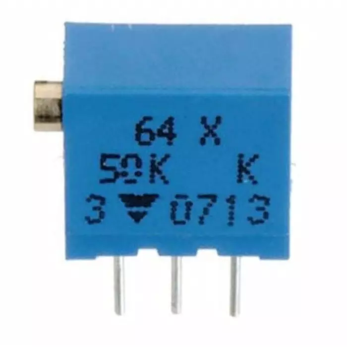 TT Electronics 10 kΩ Through Hole Tri mmer Potentiometer 0.25 W @ 85 °C Top Adjust TT ElectronicsBI 64, 64YR10KLF (Pack of 5)