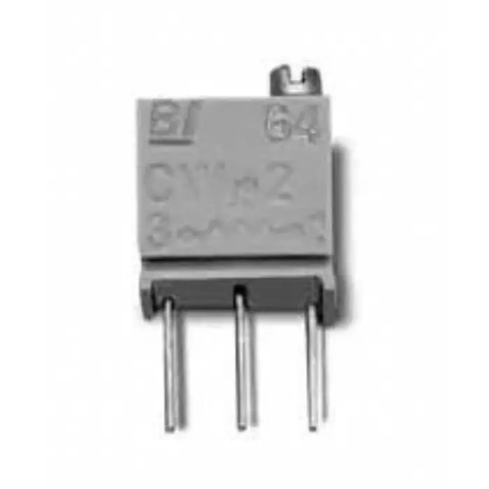 TT Electronics 100 kΩ Through Hole Tri mmer Potentiometer 0.25 W @ 85 °C Top Adjust TT ElectronicsBI 64, 64WR100KLF (Pack of 5)