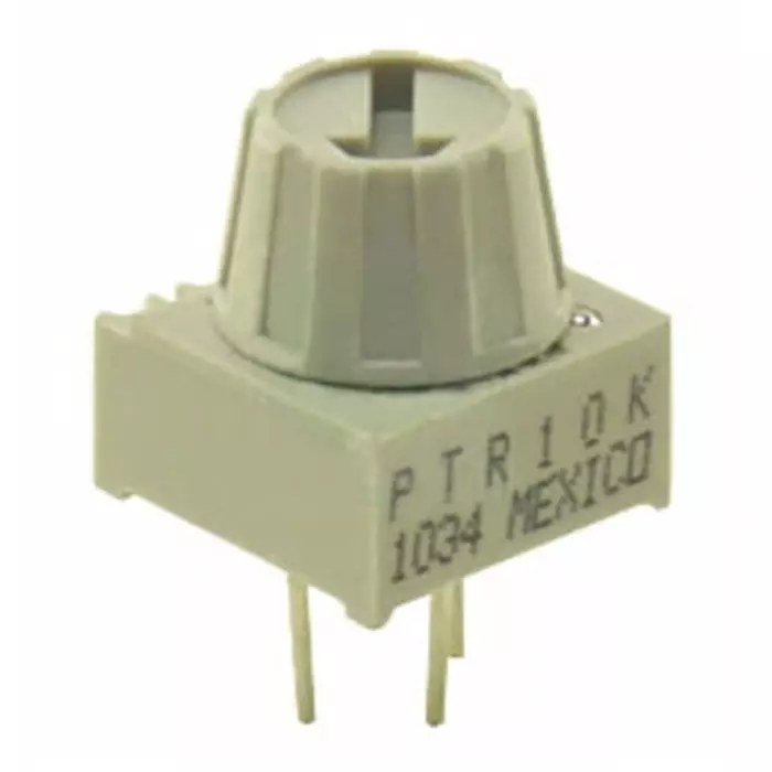 TT Electronics 100 kΩ Through Hole Tri mmer Potentiometer 0.5W Top Adjust TT ElectronicsBI 72, 72PTR100KLF (Pack of 100)