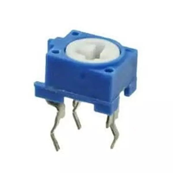 Piher Potentiometer Panel Mount, PCB Mount PC Pin Termination 10 kOhms Resistance, N6L30T3N-103-3030