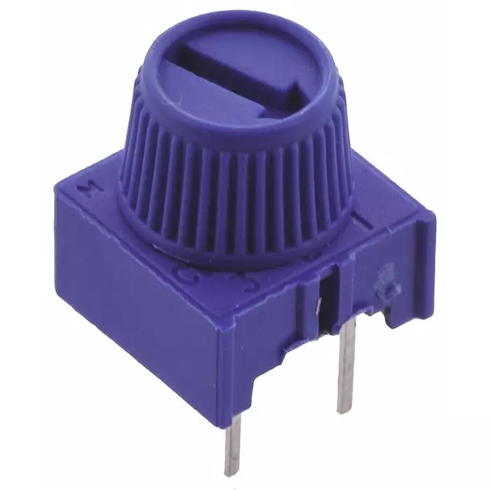 Vishay Through Hole Trimmer Potentiometer 500 mW Power 500 kΩ Pin Terminal, M63M504KB30T607 (Pack of 400 Pcs)