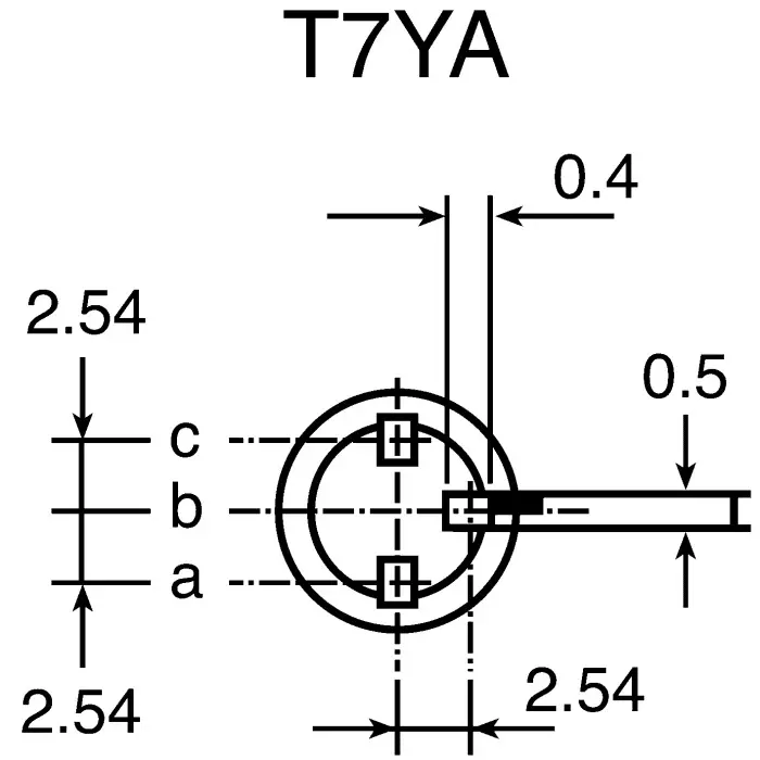 Vishay Through Hole Trimmer Potentiometer 500 mW Power 1 kΩ Resistance Pin Terminal, T7YA102MT20 (Pack of 5 Pcs)