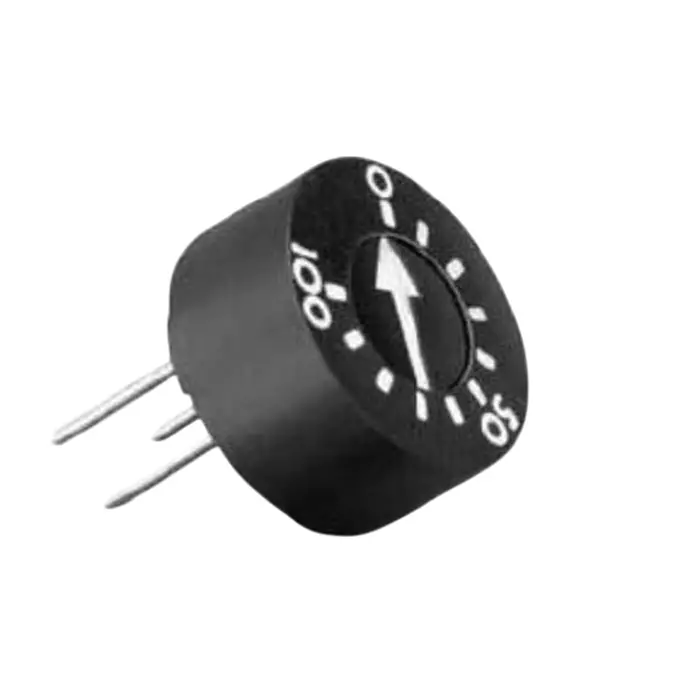 TT Electronics 100 kΩ Through Hole Tri mmer Potentiometer 1W Top Adjust TT ElectronicsBI 93, 93PR100KLF (Pack of 50)