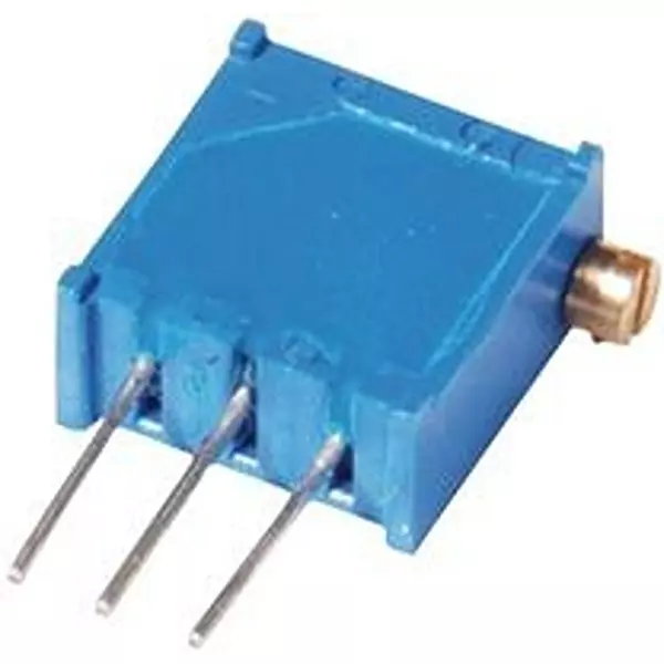 MULTICOMP PRO TRIMMER POTENTIOMETER, CERMET, 1KOHM, 25TURN, THROUGH HOLE, 9MM SQ, MCWIW1029-X-102-LF