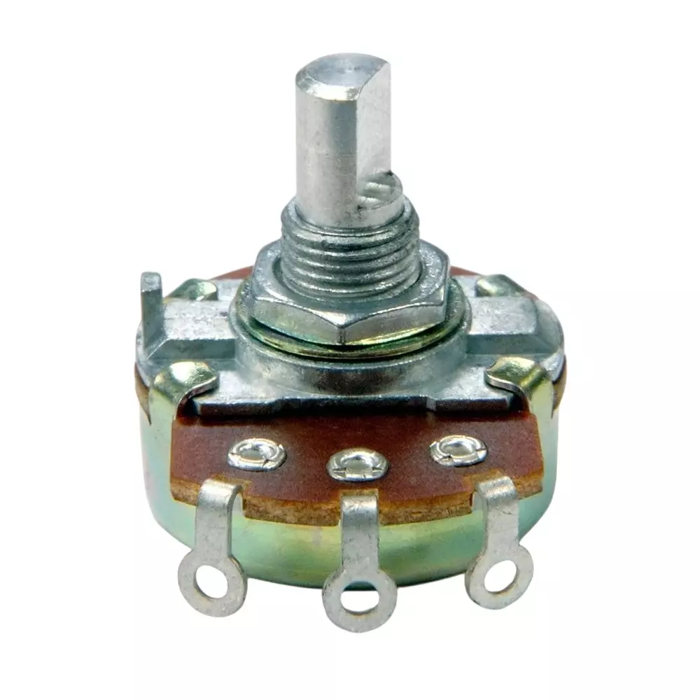 TT Electronics Potentiometer Panel Mount Solder Lug Termination 100 kOhms Resistance, P231-QC20AR100K