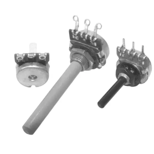TE CONNECTIVITY Potentiometer Panel Mount Solder Lug Termination 2.2 kOhms Resistance, 23ESA222MLA50N