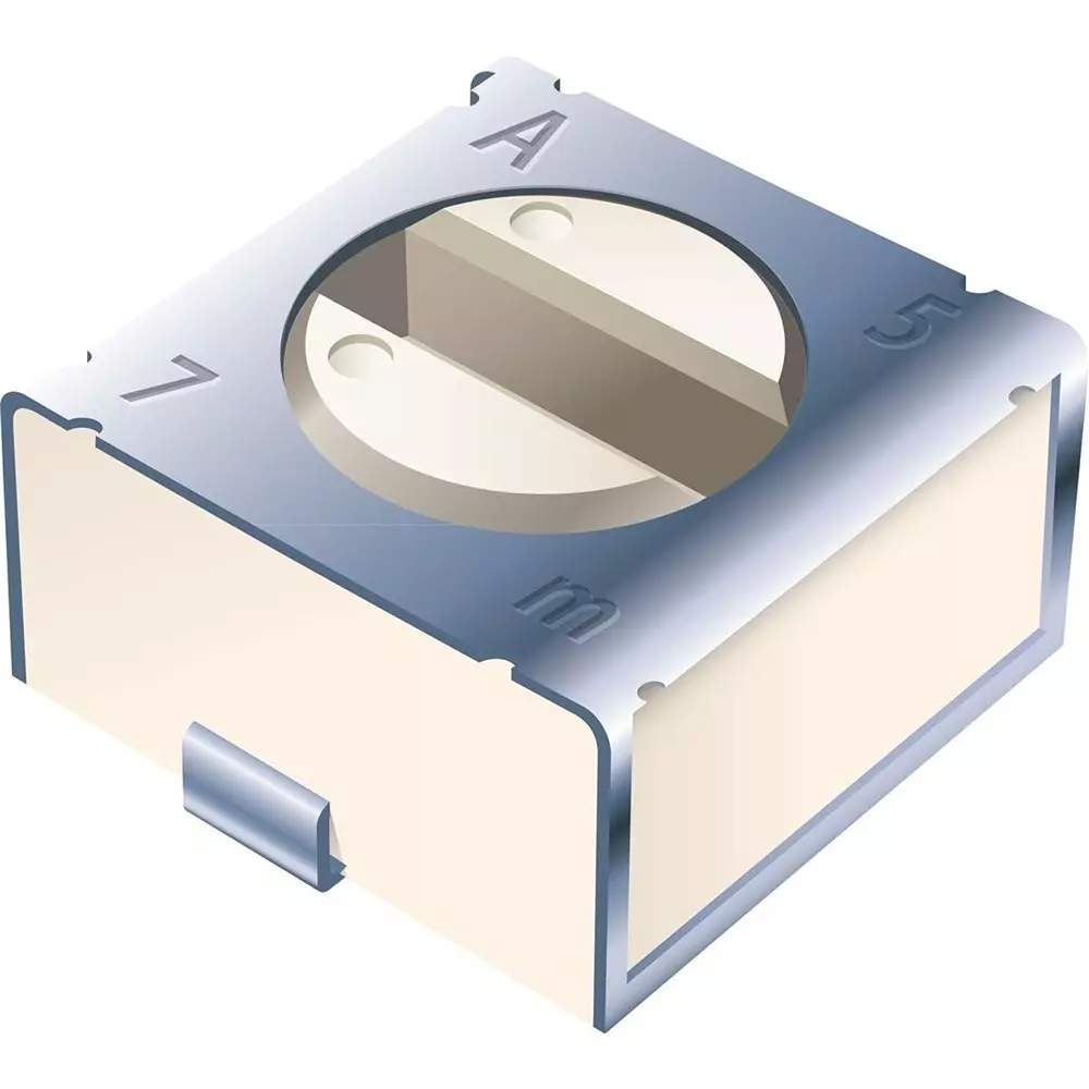Bourns Single Turn Trimmer Resistor SMD/SMT Termination 500 kOhms Resistance, 3312J-1-504E
