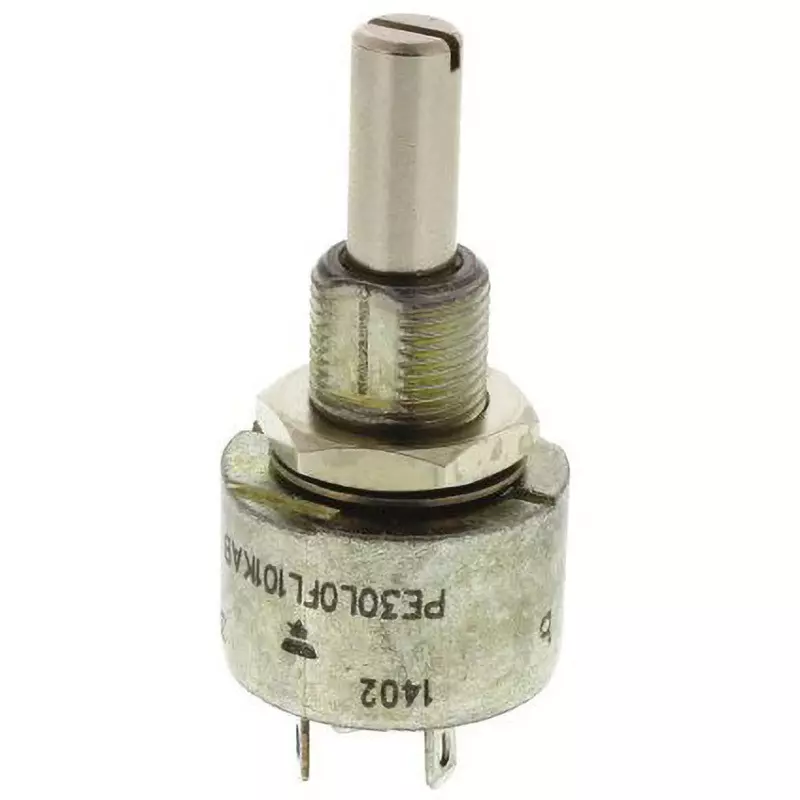 Vishay Rotary Potentiometer 3 W Rated Power, PE30L0FR221KAB (Pack of 10)