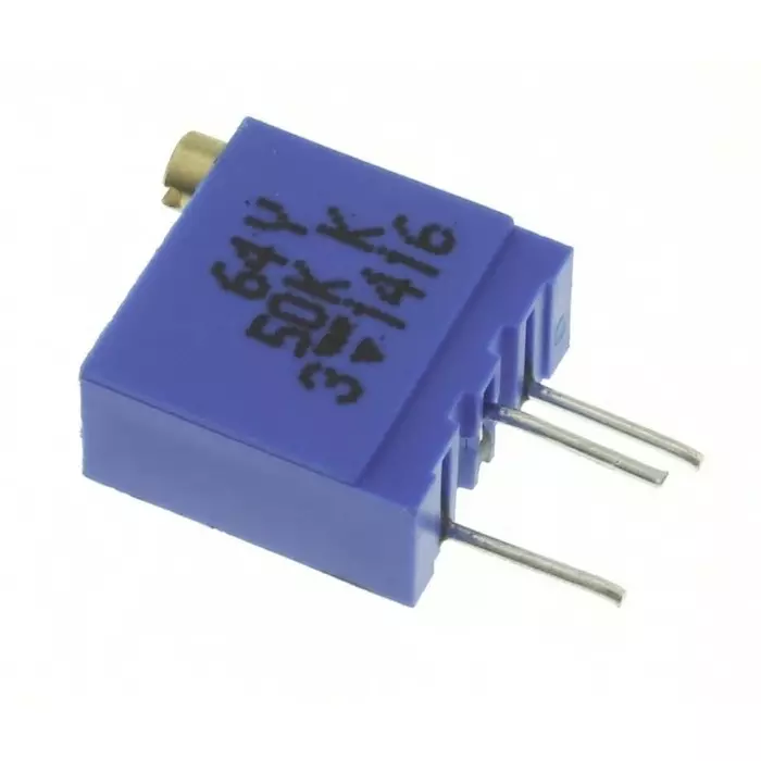 Vishay Through Hole Trimmer Resistor 1/2 W Power 50 kΩ Resistance Pin Terminal, 14910F0GJSX10102KA