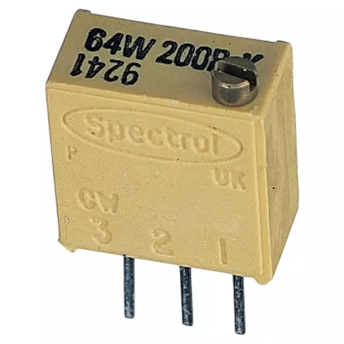 Vishay Through Hole Trimmer Resistor 1/2 W Power 100 Ω Resistance Pin Terminal, V15PM63-M3/H