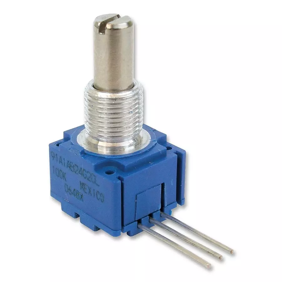 Bourns POTENTIOMETER, LINEAR, 1KOHM, 10%, 2W Model No - 91A1A-B28-A10L