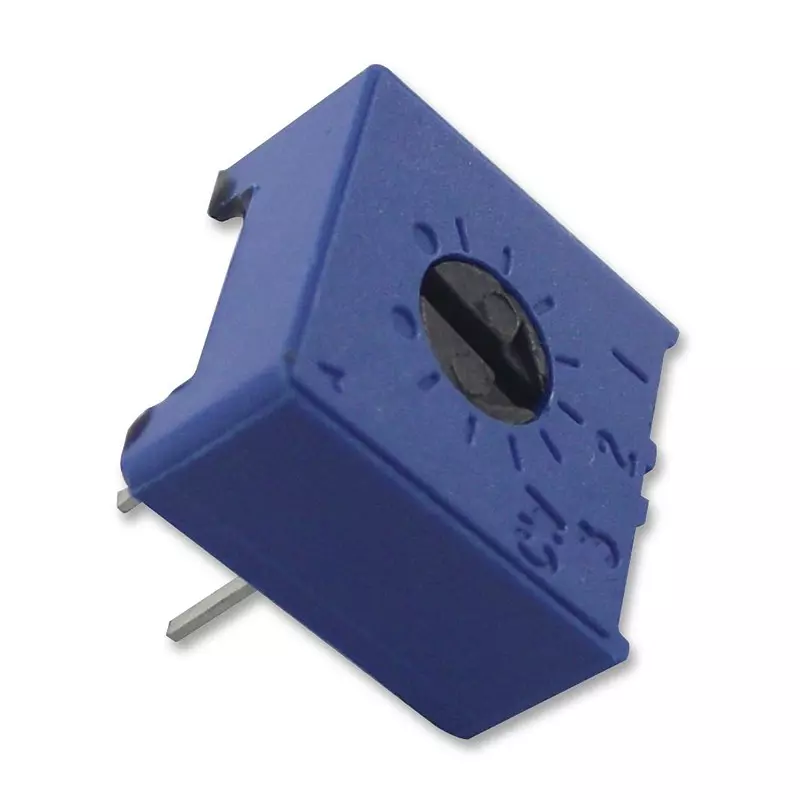 Vishay TRIMMER, POT, 10K, 1TURN, THD, M63P103KB40