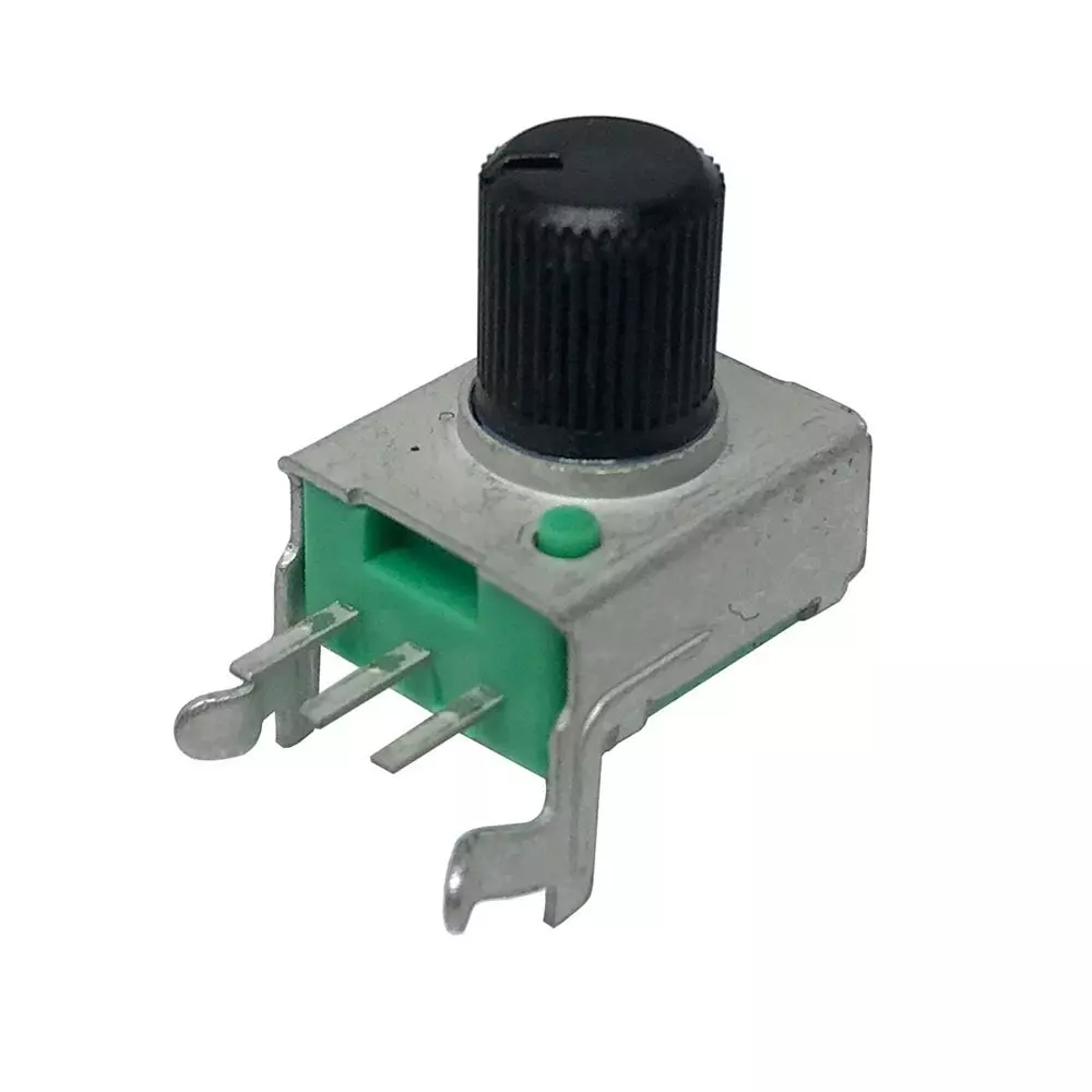 TT Electronics Potentiometer Panel Mount Through Hole Termination 10 kOhms Resistance, P090S-04K25BR10K