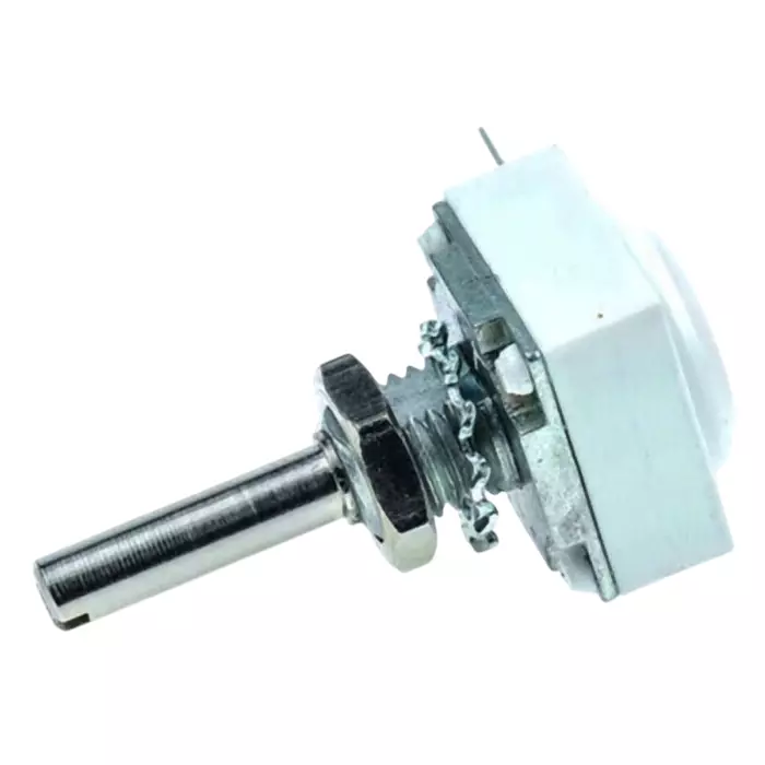 Vishay Panel Mount, Through Hole Rotary Potentiometer 500 mW Power 5 kΩ Pin Terminal, 14810F0GJSX10502KA (Pack of 50 Pcs)