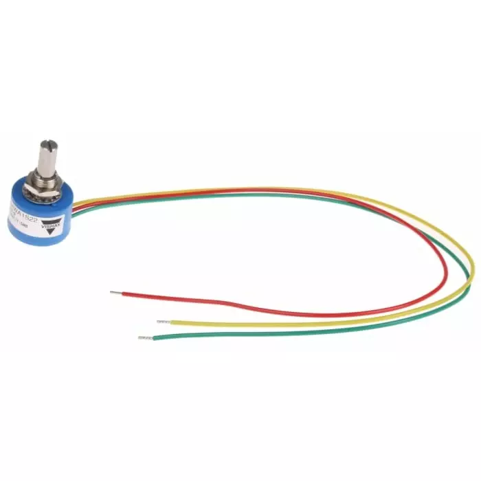 Vishay Panel Mount Rotary Potentiometer 6.35 mm Shaft Dia, 351HE0B4WA1S22 (Pack of 10 Pcs)
