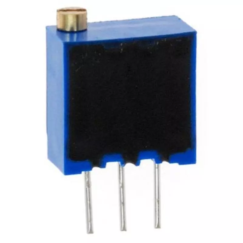 Vishay TRIMMER POTENTIOMETER, 50KOHM 23TURN THROUGH HOLE, T93YA50K10%