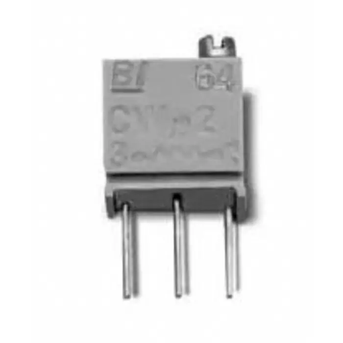 TT Electronics 1 kΩ Through Hole Tri mmer Potentiometer 0.25 W @ 85 °C Side Adjust TT ElectronicsBI 64, 64XR1KLF (Pack of 5)