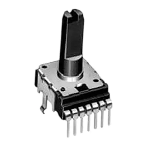 ALPS ALPINE Potentiometer Panel Mount Snap In Termination 10 kOhms Resistance, RK14K124003Y