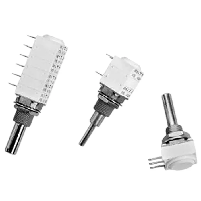 Vishay Potentiometer Panel Mount Through Hole Termination 470 kOhms Resistance, P11S1V0FLSZ00474MA