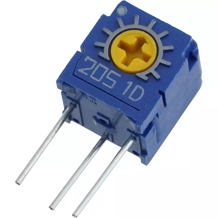 Nidek Trimmer Potentiometer up to 1000 mΩ (DC 500 V) Insulation Resistance, CT-6ES 2MΩ(205)