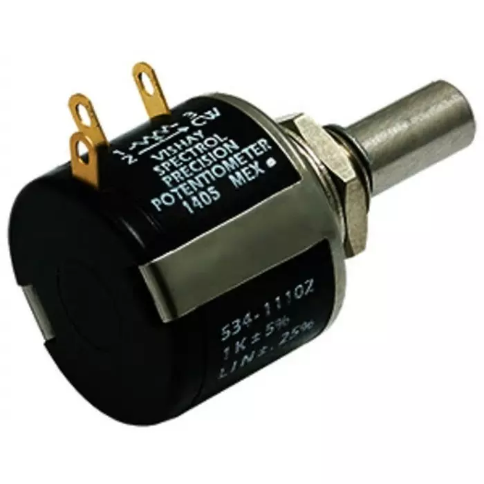 Vishay Servo Mount Rotary Potentiometer 2 W Power 5 kΩ Resistance Solder Lug Terminal, 534S1502JC4222