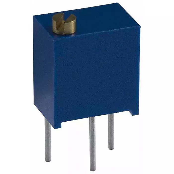 Bourns TRIMMER POTENTIOMETER, 1KOHM 12TURN THROUGH HOLE Model No - RJ26FW102