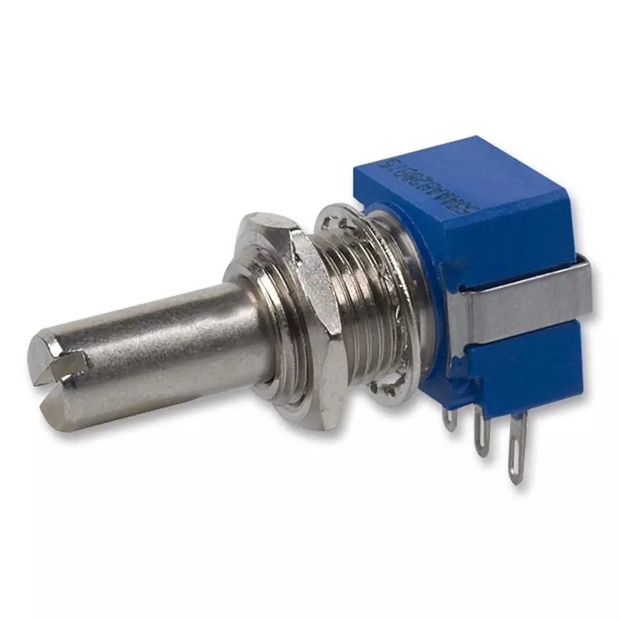 Bourns POTENTIOMETER, LINEAR, 10KOHM, 10%, 2W Model No - 93A1A-B28-A15L